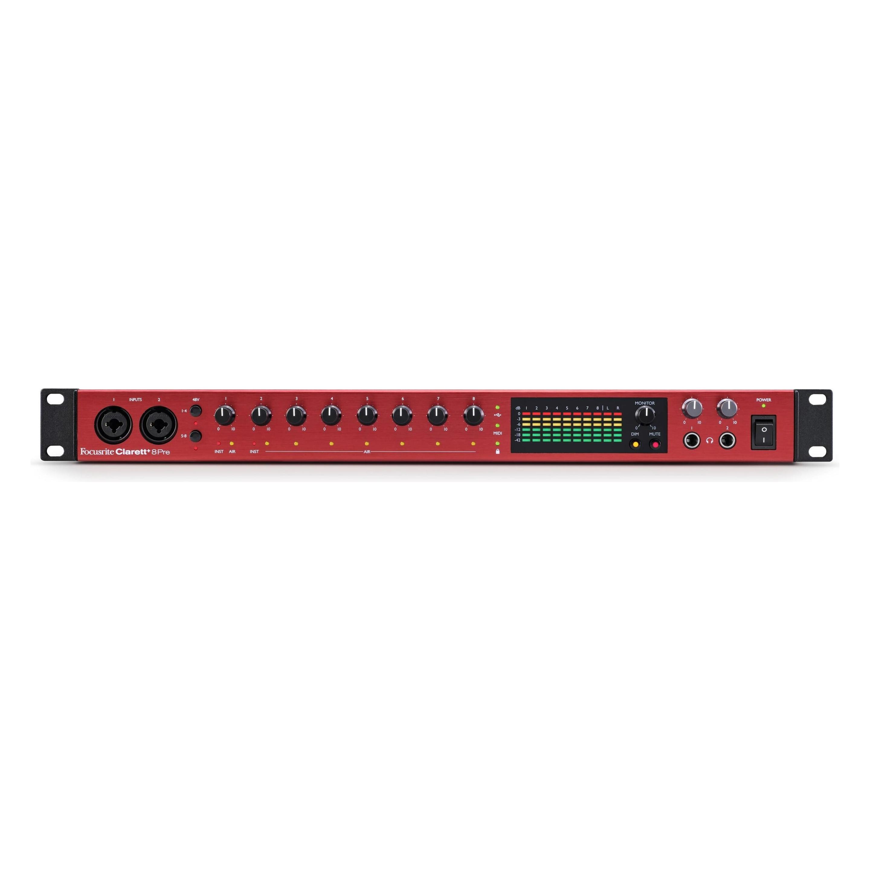 Focusrite Clarett+ 8Pre (MOCL0009EU)