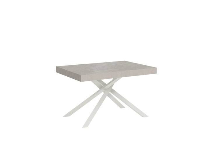 Table extensible 80x120/204 cm effet bois cachemire