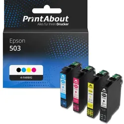 Druckerpatrone kompatibel mit Epson 503 (C13T09Q64010) - 4-farbig - Multipack