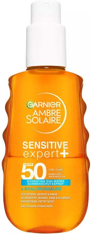 Garnier - Ambre Solaire Sensitive expert+ Hydrating Sun Water Sonnenschutzspray LSF 50, 150  ml