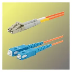 OEM Optical patch cable duplex LC-SC, 62.5/125um MM, 15m, OM1 (15 m), Netzwerkkabel