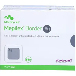 Mepilex Border Ag Schaumverb.7x7.5 cm 10 ST