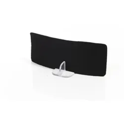 ELMAG Stirnschweißband vorne lose 215x77mm - 'Textil/Schwarz' schwarz - 58399 - schwarz