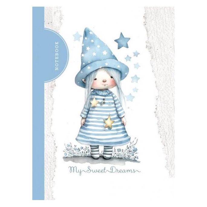 Fresh Dekoratives Notizbuch 105x148/48K Raster TW Fairy (A6, Gepunktet, Harter Einband) (49019248)