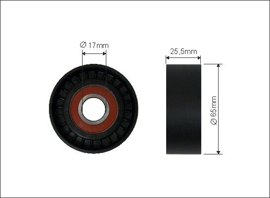 Caffaro Spannrolle, Keilrippenriemen 326-00 65mm Für Fiat (Nanjing)