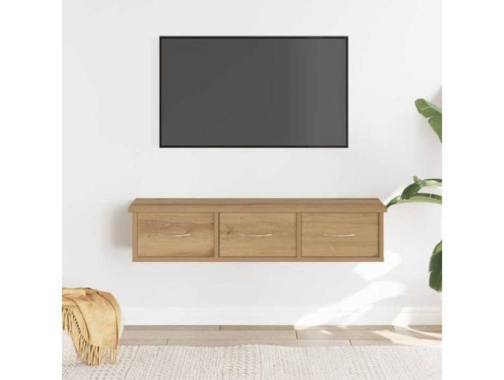 Armoire murale artisanal - Bois d'ingénierie - Chêne - Accessoire Pratique et Stylé - Confort Supérieur et Style - Pour Intérieur
