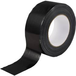 TOOLCRAFT TO-10917636 Gewebeklebeband Black (L x B) 50 m x 50 mm 1 St.