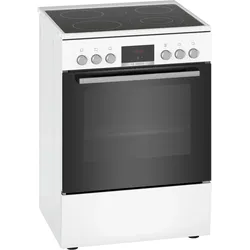 Bosch Hausgeräte HKR39C220, Backofen + Herd Freistehend, Weiss