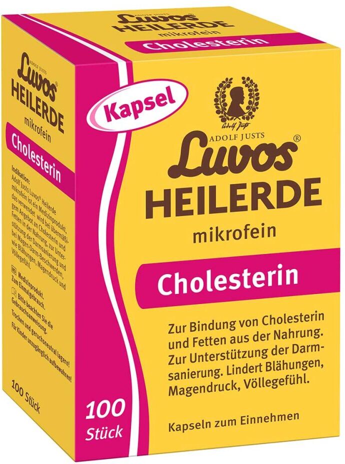 Luvos® Heilerde mikrofein Cholesterin Kapseln 100stk