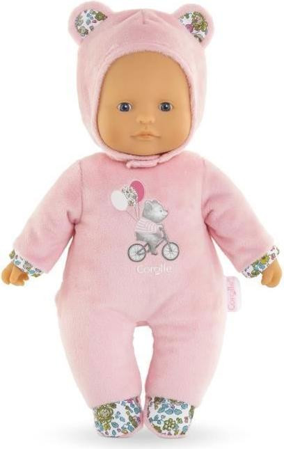 Corolle Mon Doudou Pti' Coeur roze knuffelbeer met vanillegeur, 30 cm
