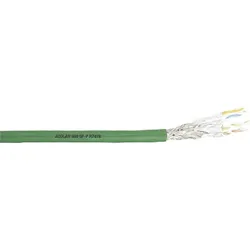 Acome ACOLAN® - FIREPROTECT, Datenkabel Cat.7, S/FTP(1000 MHz), 4x2xAWG23, grün, 1000m Trommel