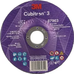 Trennscheibe Cubitron™ 3 D125x2,5mm gekr.3M™ Cubitron™ 3 Bohr.22,23mm 3M