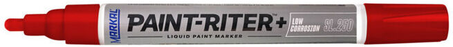 MARKAL Paint-Riter+ Marqueur de peinture faible corrosion SL250 rouge (31200329)