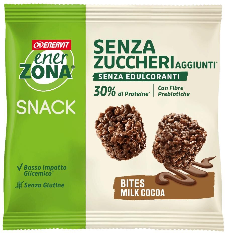 Enervit Ener ZONA Bites Milk Cocoa Snack Proteico, 24 g