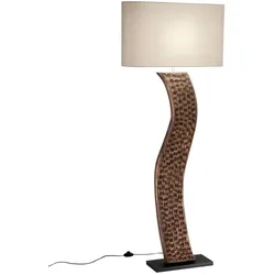 Luce Ambiente Design Stehleuchte Acacia Holz Braun