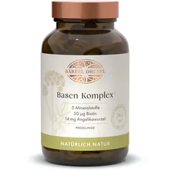 Basen Komplex mit basischen Mineralstoffen plus Angelikawurzel und Biotin Presslinge
