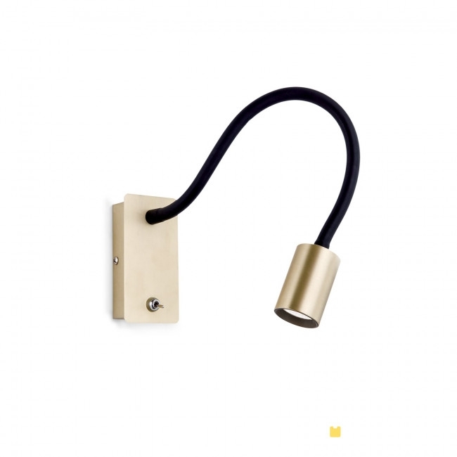Orion Leuchten LED-Wandleuchte KURT Messing matt WA 2-1342 MS-matt 9003090253982