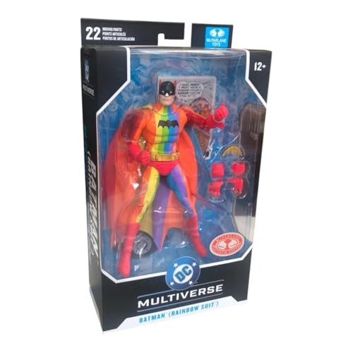 McFarlane Toys DC Multiverse 7IN Regenboog Batman Chase figuur