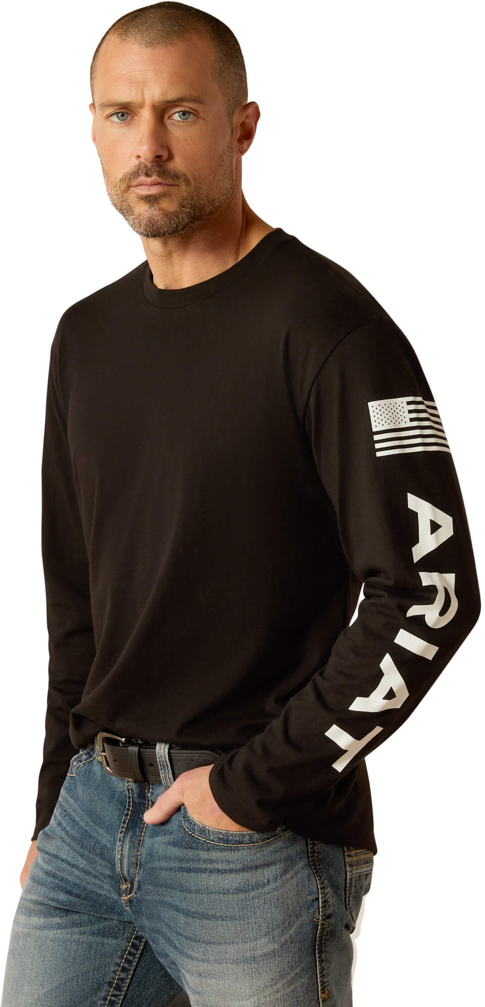 Men's Elevated V2 T-Shirt in Black, Size: 3XL by Ariat