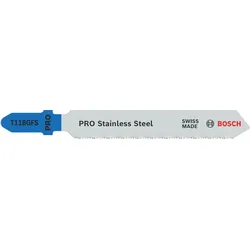 Bosch PRO Stainless Steel T118GFS Stichsägeblatt 83mm 5 Stück