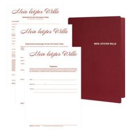 Rnk Mappe Mein letzter Wille 1Person (A4) (28982)