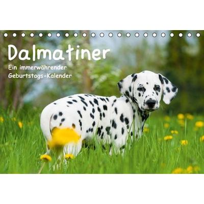 Dalmatiner - Ein immerwährender Geburtstags-Kalender (Tischkalender immerwährend DIN A5 quer)