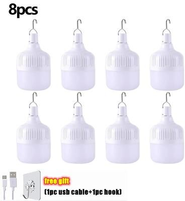 Uplifted Finds Portable Outdoor USB Rechargeable LED Camping Lantern 8 Pcs 450 W