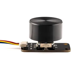 Pimoroni Picade Max Encoder Drehgeber mit Druckfunktion, Aluminium-Drehknopf, EC11 Encoder