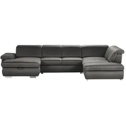 Lounge Collection Wohnlandschaft mit verschiedenen Funktionen Amanda ¦ grau ¦ Maße (cm): B: 379 H: 85 T: 260.0