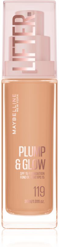 MAYBELLINE NEW YORK Lifter Plump & Glow brightening foundation for a natural look shade 119 30 ml