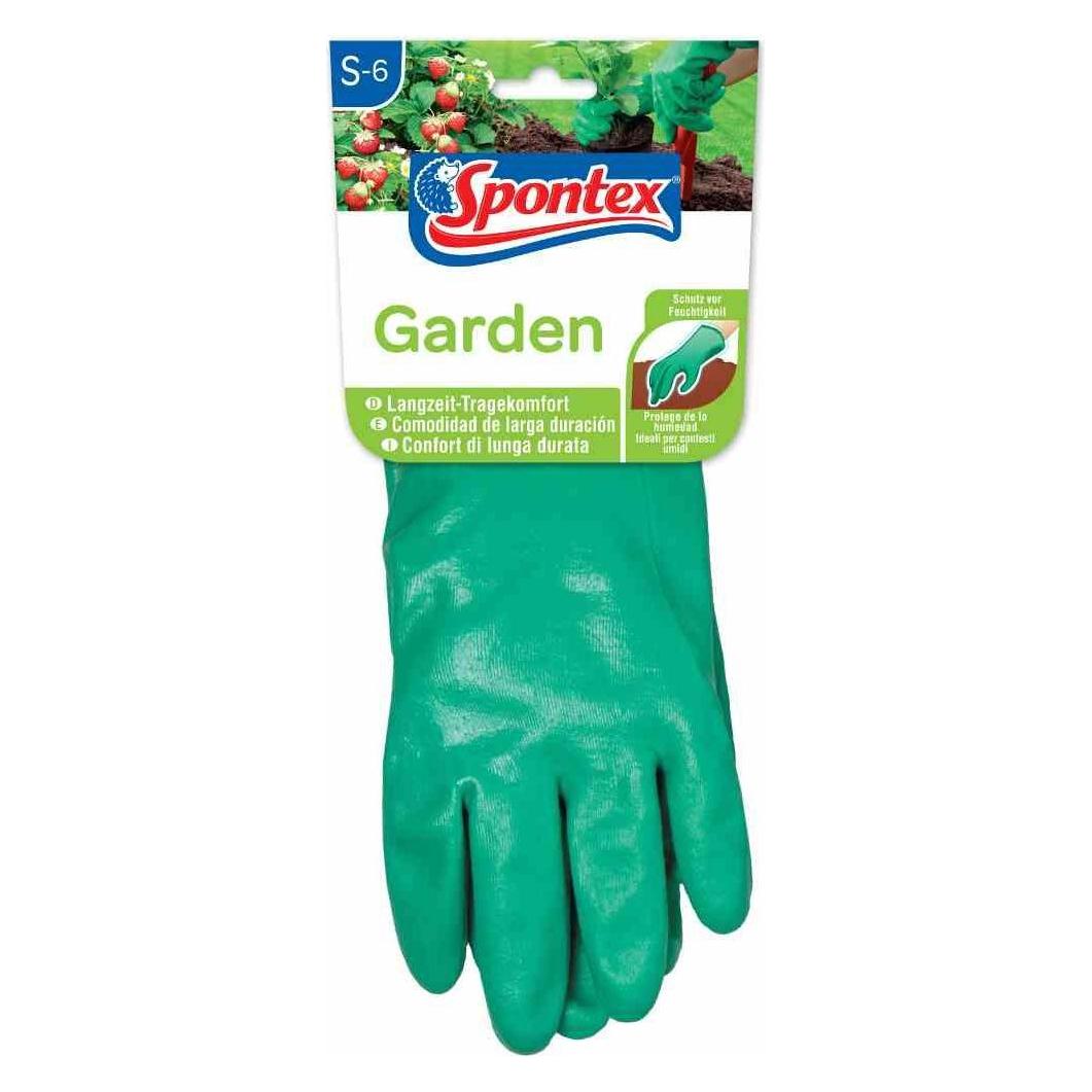 Spontex aus Baumwolle, Beschichtung: Nitril, Farbe: grün, Grösse: 6 (6) (12373026)