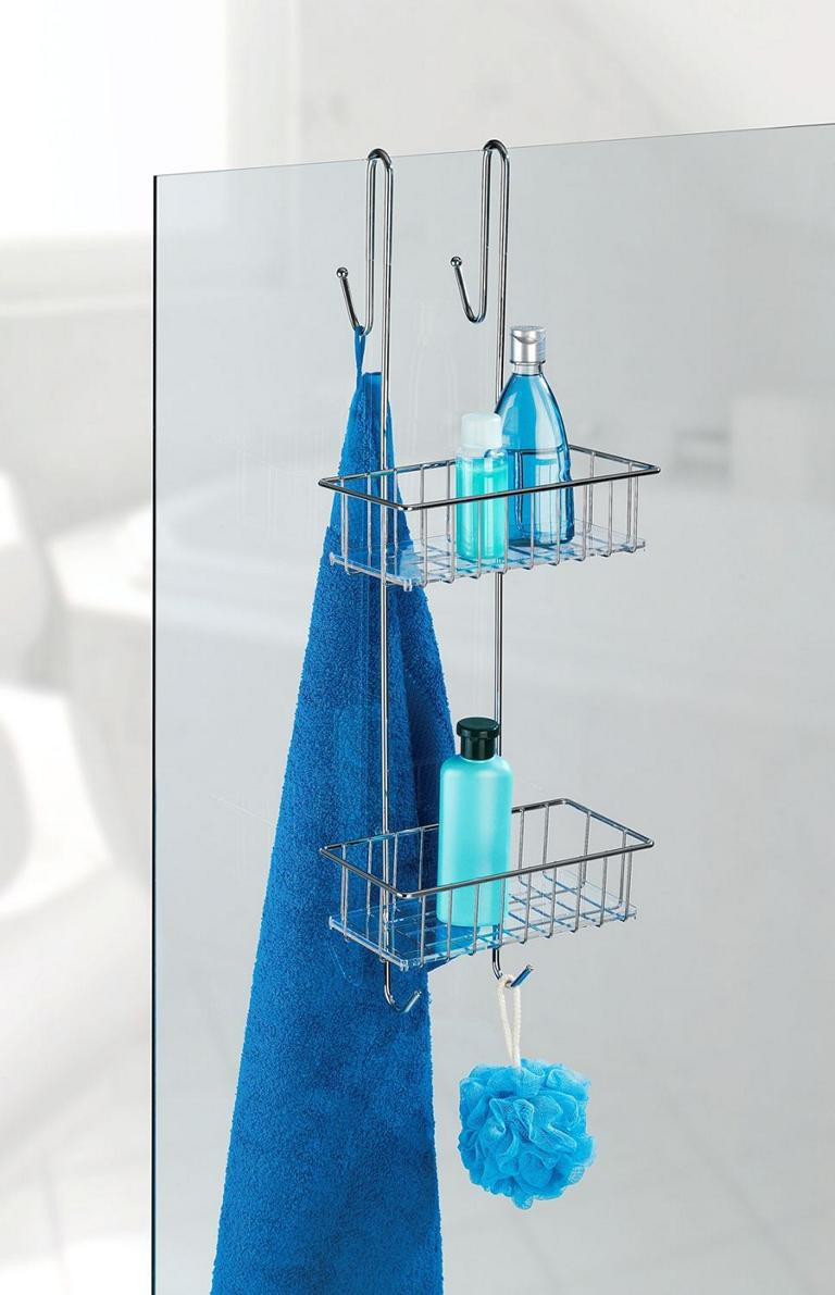 WENKOWENSEL Edelstahl Dusch-Caddy 2 Etagen Aldo 09190439