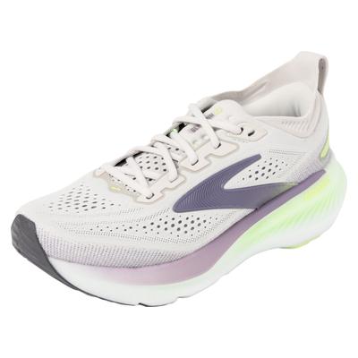 Laufschuh BROOKS "BROOKS Glycerin 23", Damen, Gr. 41, beige (antarctica, grape, grün gecko), Textil, Schuhe Laufschuh, für besonders weiche Landungen und kraftvolles Abstoßen