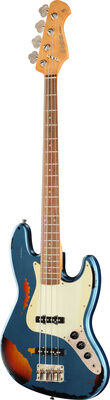 Harley Benton JB-62HA LPB over SB Lake Placid Blue über 3