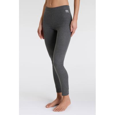 Thermounterhose HEATKEEPER "LADIES THERMAL BASIC UNDERWEAR PANTS", Damen, Gr. S, grau (anthrazite melange), Obermaterial: 50% Baumwolle, 50% Polyester, meliert, unifarben, körpernah, Unterhosen Thermounterhose, mit Logoprägung und bequemen Bund,...
