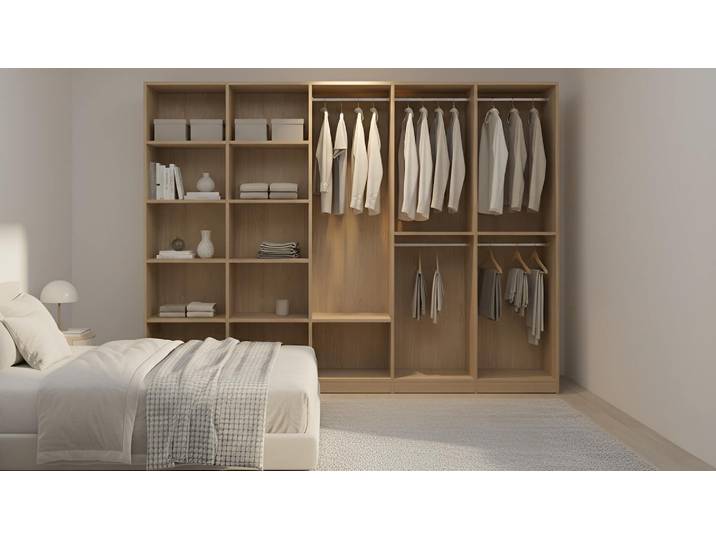 Begehbarer Kleiderschrank Premium Dekore Eiche