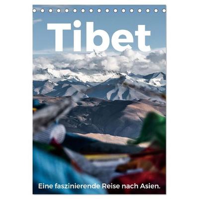 Tibet - Eine faszinierende Reise nach Asien. (Tischkalender 2027 DIN A5 hoch), CALVENDO Monatskalender