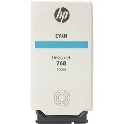 HP, Druckerpatrone, 768 500-ml Cyan DesignJet Ink Cartridge