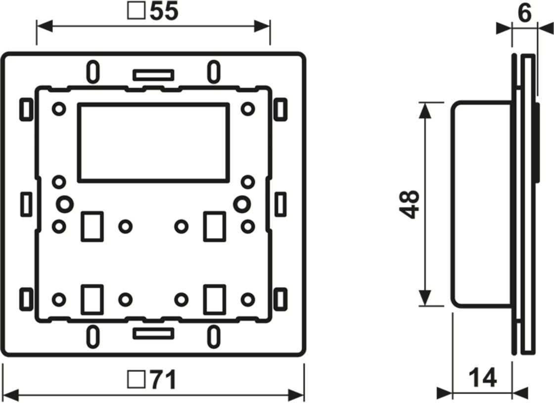 JUNG KNX Raumcontroller-Modul LS 429 D 1ST (LS429D1ST)