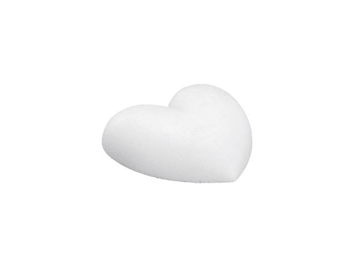 Styropor-Herz, 15 cm, flach