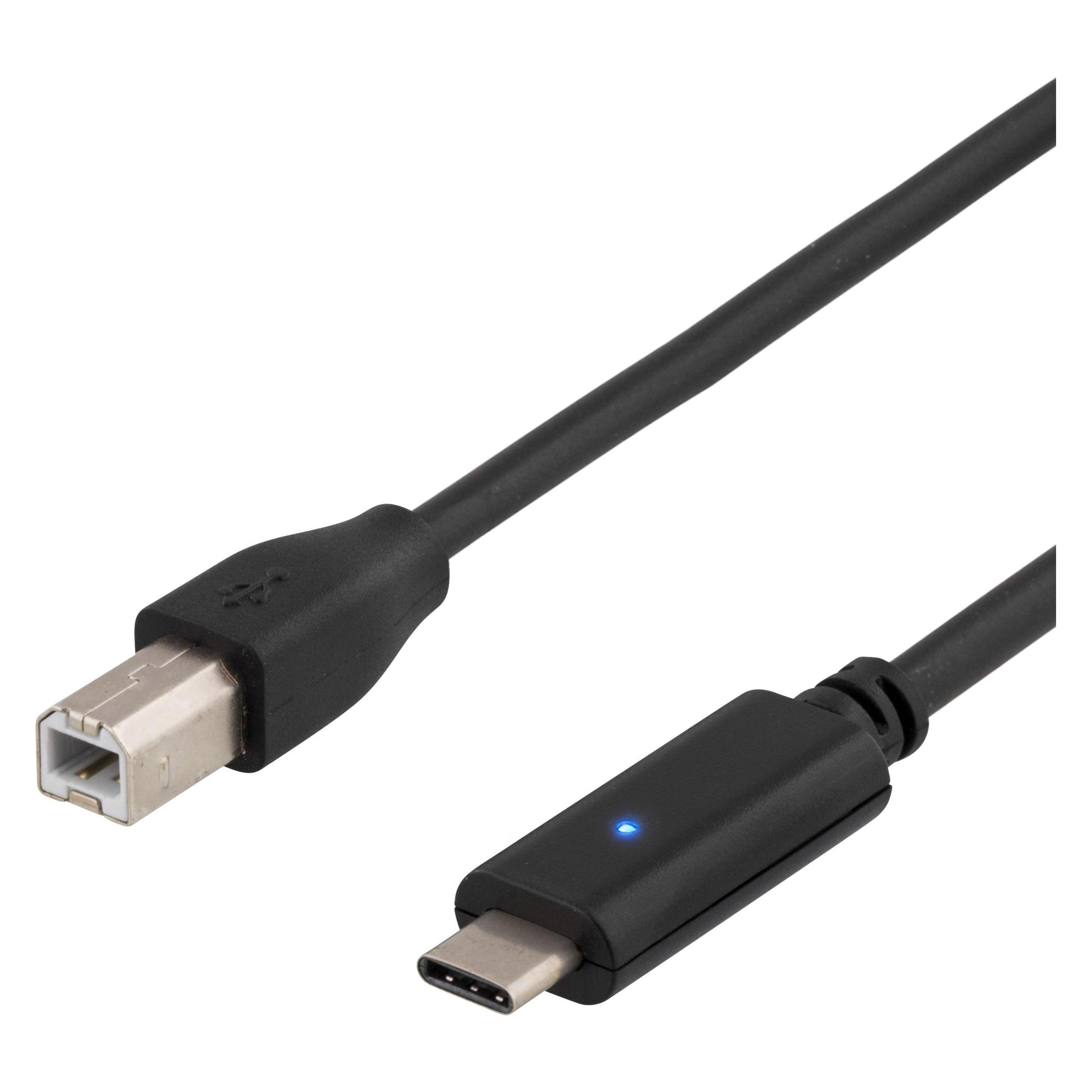Deltaco USBC-1016 - USB Type-C kabel - (2 m, USB 2.0) (USBC-1016)