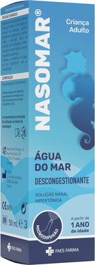 Nasomar Spray Descongestionante Água do Mar 50 ml