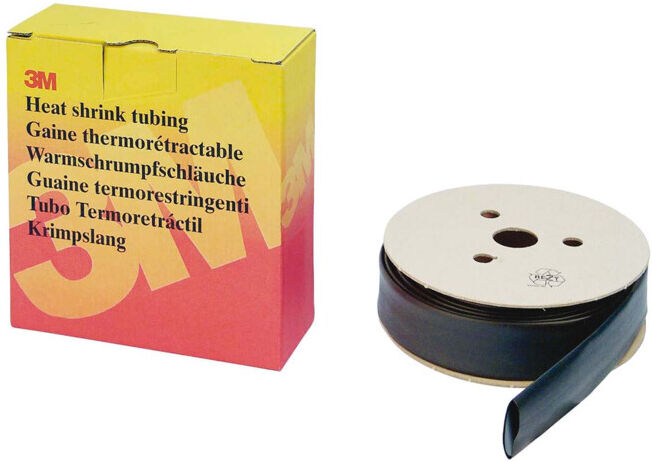 3M Deutschland Manchon thermorétractable rouleau 4,8/2,4 mm, noir, fin HSR noir (7000099049)