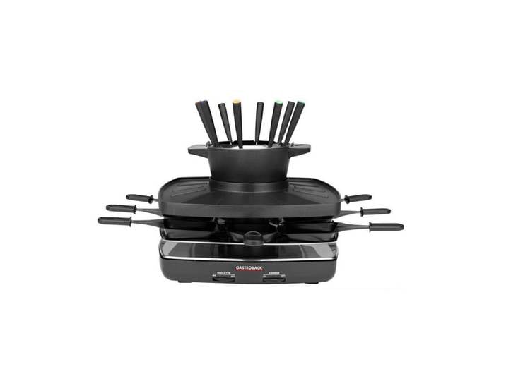Gastroback Raclette 42567 Raclette Fondue Set Family and Friends, Antihaftbeschichtung