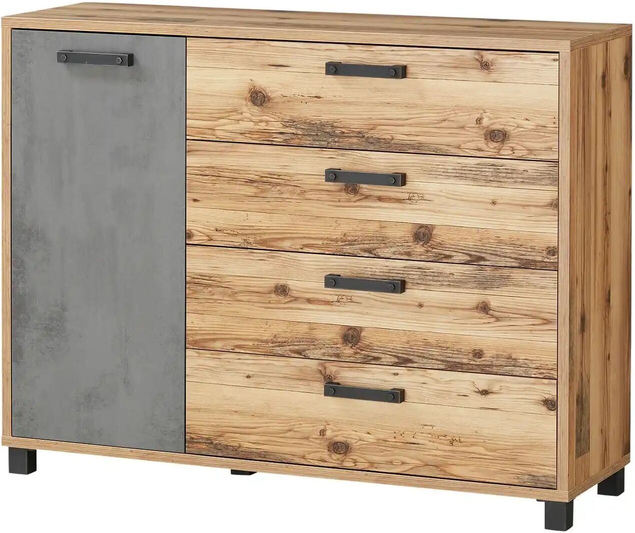 Höffner Kommode  Swindon ¦ holzfarben ¦ Maße (cm): B: 125 H: 96 T: 38.0