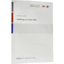 Erste Hilfe Anleitung Broschuere 1 ST