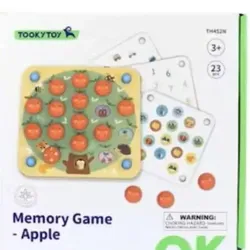 Tooky Toy: Apfelbaum-Memo-Spiel mit austauschbaren Tafeln