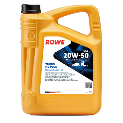 ROWE Motoröl HIGHTEC TURBO HD SAE 20W-50 PLUS [5 L] 20130-0050-99