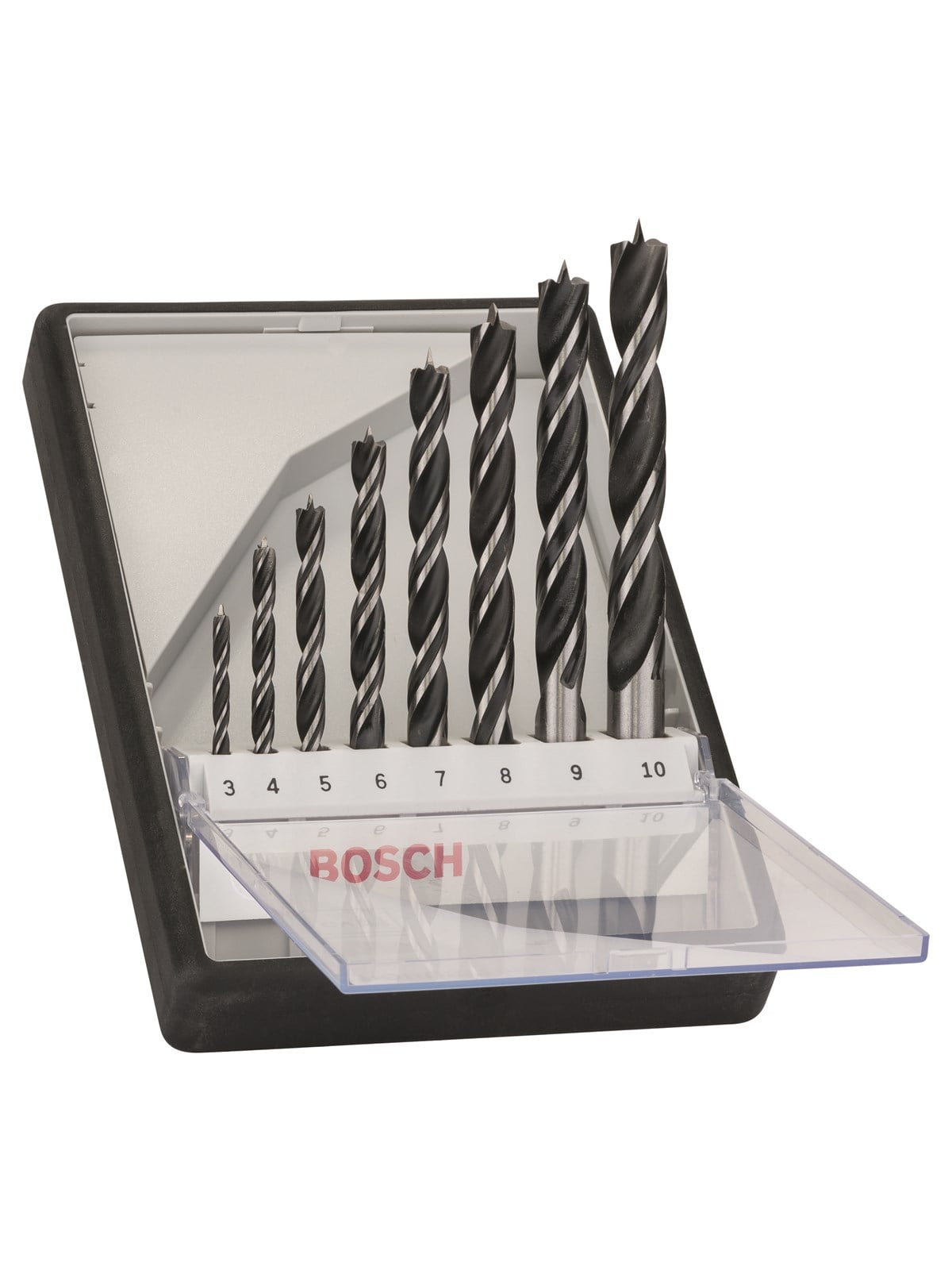 Bosch TRÆBORSÆT 3-10MM 8 STK ROBUSTLINE