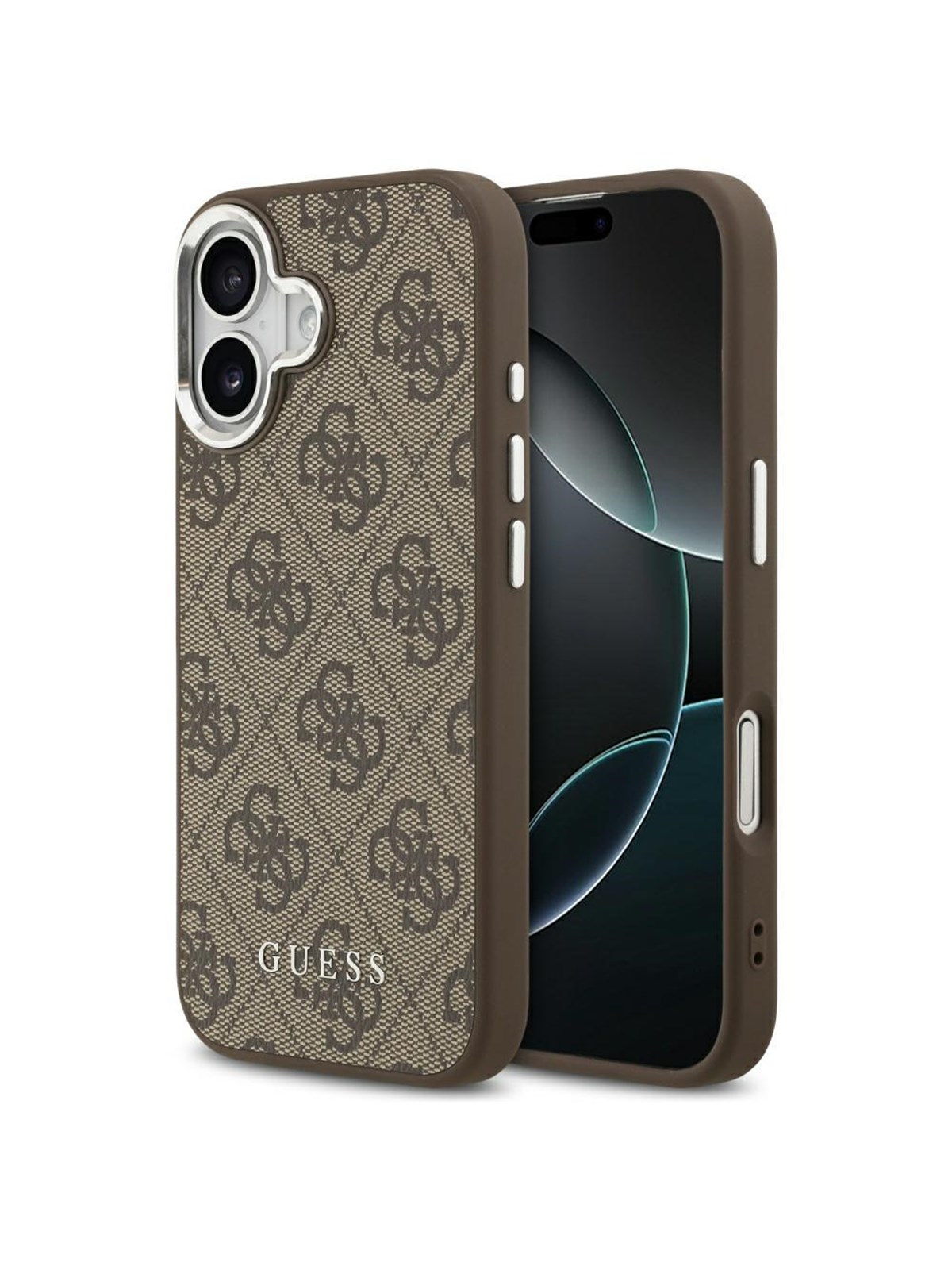 GUESS 4G Classic Logo MagSafe case for iPhone 17 - brown